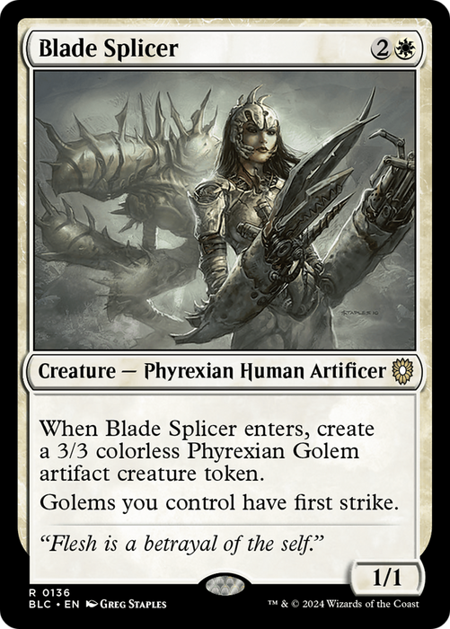 Blade Splicer [BLC-136] - Bloomburrow Commander