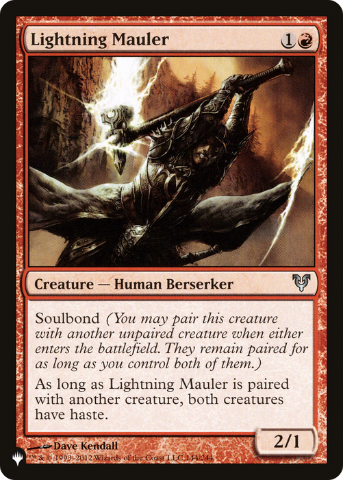 Lightning Mauler [PLST-AVR-144] - The List