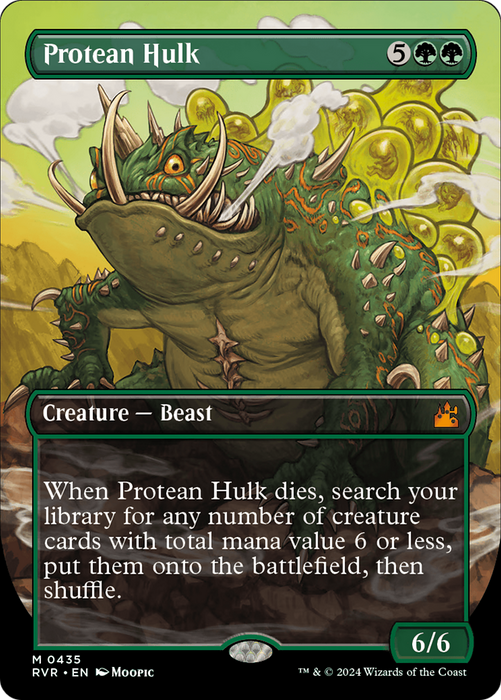 Protean Hulk (Borderless) [RVR-435] Foil - Ravnica Remastered