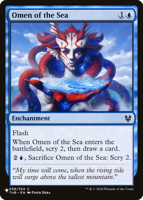 Omen of the Sea [PLST-THB-58] - The List