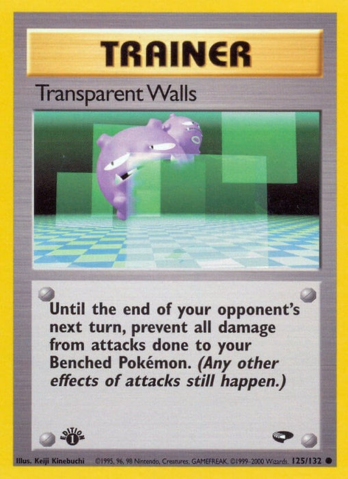 Image for Transparent Walls (125/132) (Unlimited) [Gym Challenge] - Pokemon