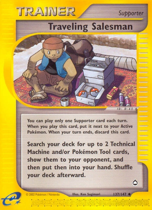 Image for Traveling Salesman (137/147) (Reverse Holofoil) [Aquapolis] - Pokemon
