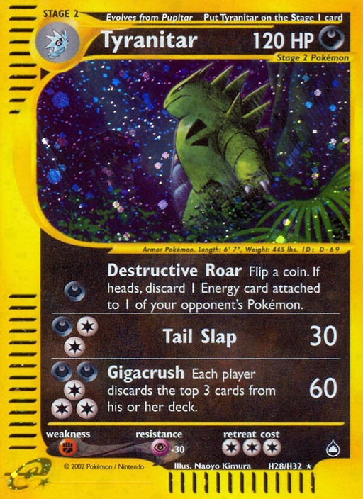 Image for Tyranitar (H28) (H28/H32) (Holofoil) [Aquapolis] - Pokemon