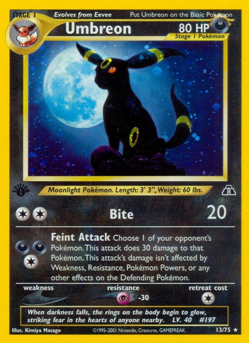 Image for Umbreon (13) (13/75) (Unlimited Holofoil) [Neo Discovery] - Pokemon