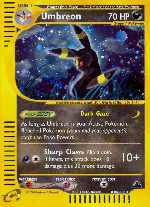 Image for Umbreon (H30) (H30/H32) (Holofoil) [Skyridge] - Pokemon