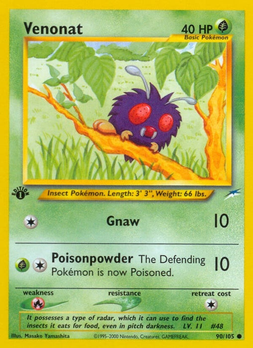 Image for Venonat (090/105) (1st Edition) [Neo Destiny] - Pokemon