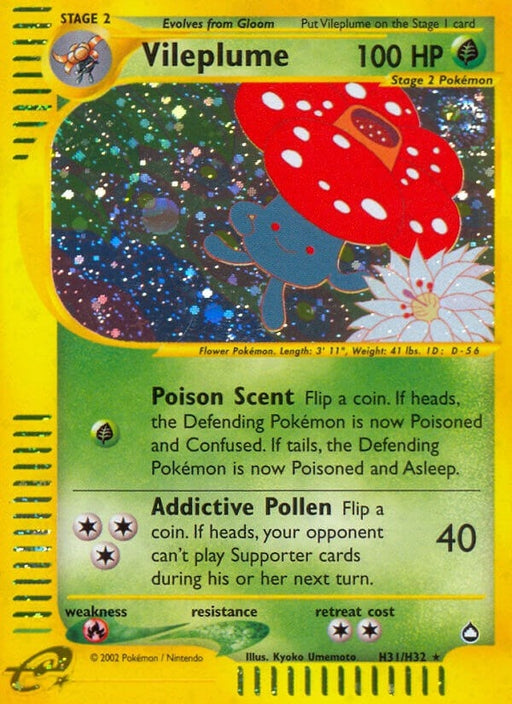 Image for Vileplume (H31) (H31/H32) (Holofoil) [Aquapolis] - Pokemon
