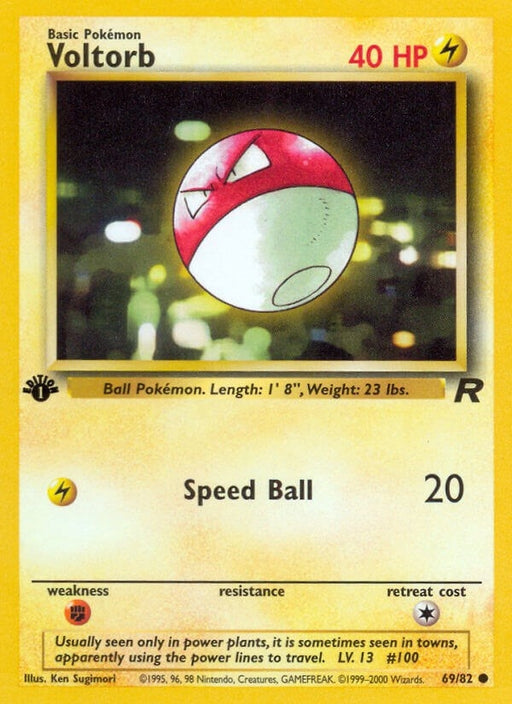 Image for Voltorb (69/82) (Unlimited) [Team Rocket] - Pokemon