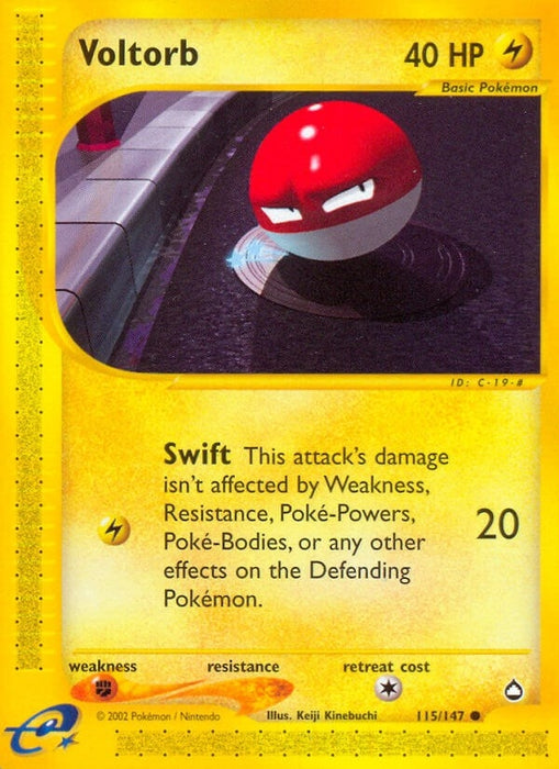 Image for Voltorb (115) (115/147) [Aquapolis] - Pokemon