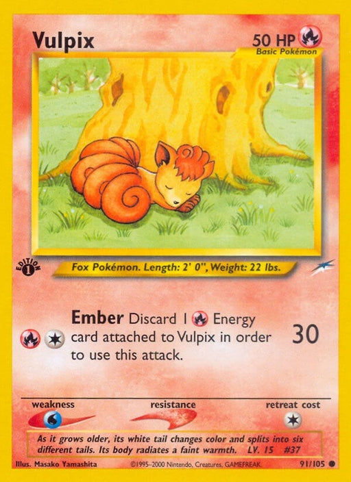 Image for Vulpix (091/105) (Unlimited) [Neo Destiny] - Pokemon