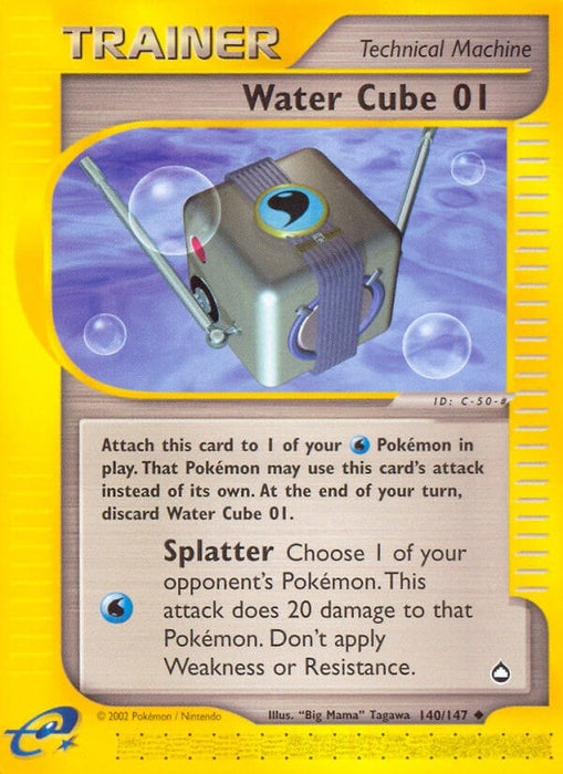 Image for Water Cube 01 (140/147) [Aquapolis] - Pokemon