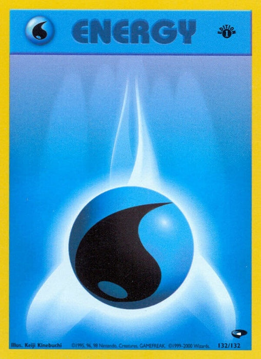 Image for Water Energy (132/132) (1st Edition) [Gym Challenge] - Pokemon