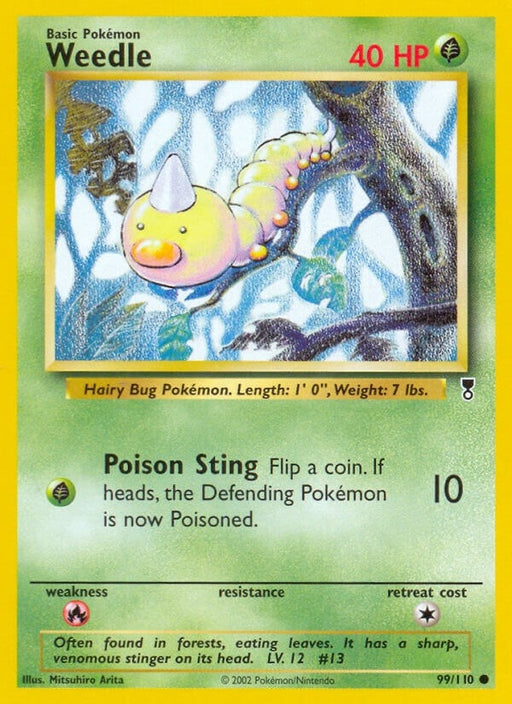 Image for Weedle (099/110) (Reverse Holofoil) [Legendary Collection] - Pokemon