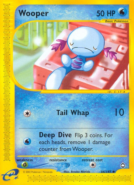 Image for Wooper (66) (066/147) (Reverse Holofoil) [Aquapolis] - Pokemon