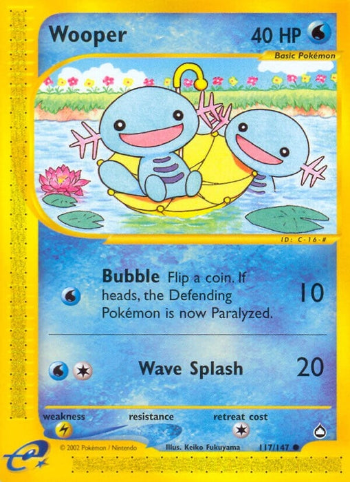 Image for Wooper (117) (117/147) [Aquapolis] - Pokemon