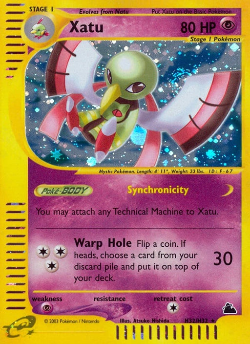 Image for Xatu (H32) (H32/H32) (Holofoil) [Skyridge] - Pokemon