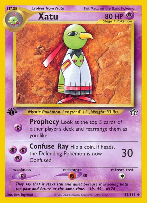 Image for Xatu (052/111) (1st Edition) [Neo Genesis] - Pokemon