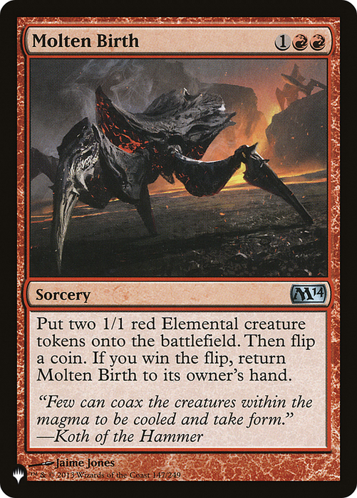 Molten Birth [PLST-M14-147] - The List