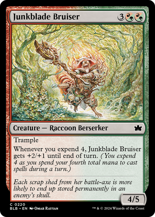 Junkblade Bruiser [BLB-220] Foil - Bloomburrow