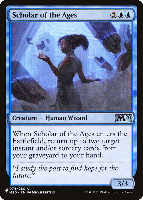 Scholar of the Ages [PLST-M20-74] - The List