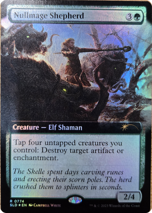 Nullmage Shepherd (Extended Art) [SLD-774] Foil - Secret Lair Drop