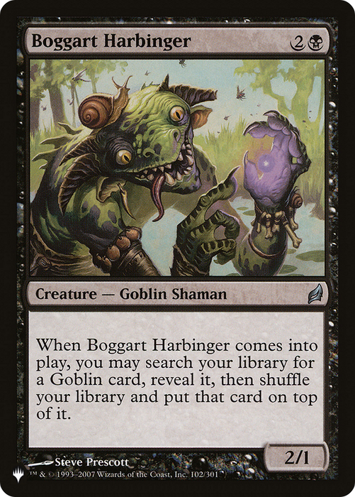 Boggart Harbinger [PLST-LRW-102] - The List