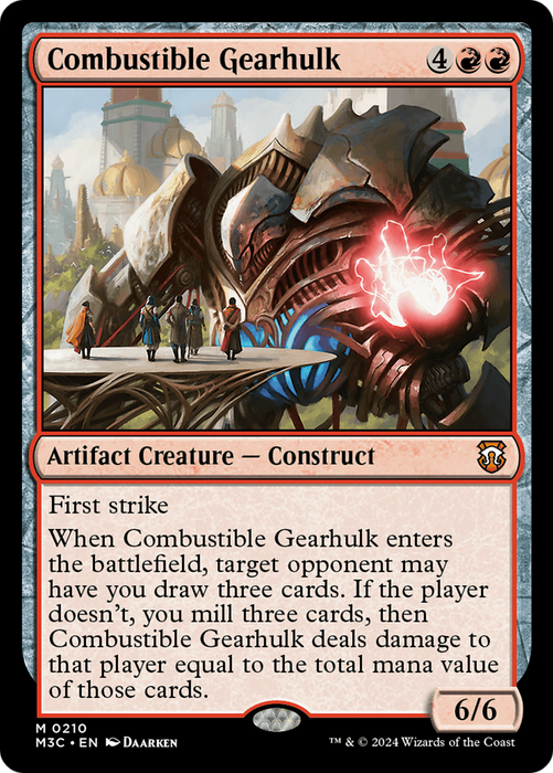 Combustible Gearhulk [M3C-210] - Modern Horizons 3 Commander