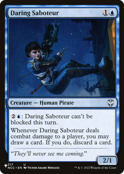 Daring Saboteur [PLST-NCC-217] - The List