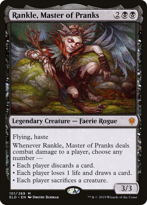 Rankle, Master of Pranks [ELD-101] - Throne of Eldraine