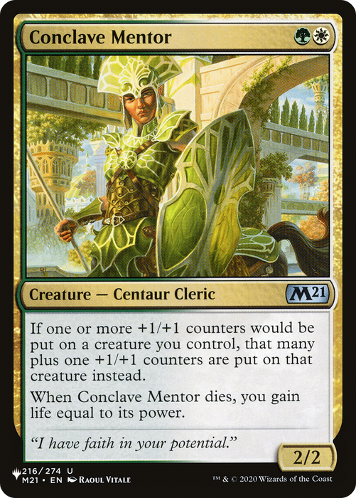 Conclave Mentor [PLST-M21-216] - The List