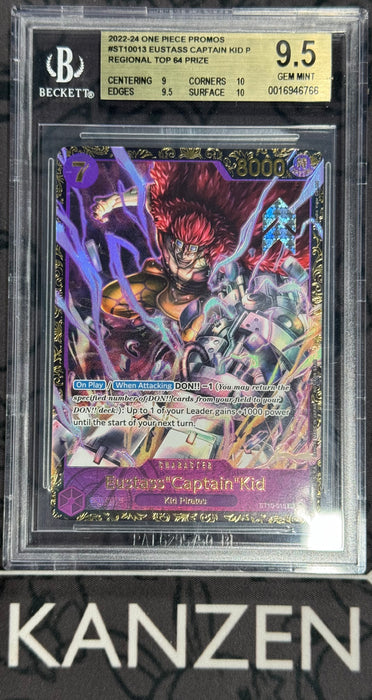 Eustass "Captain" Kid - One Piece Promo - Beckett 9.5 - #ST10013 - (0016946766)