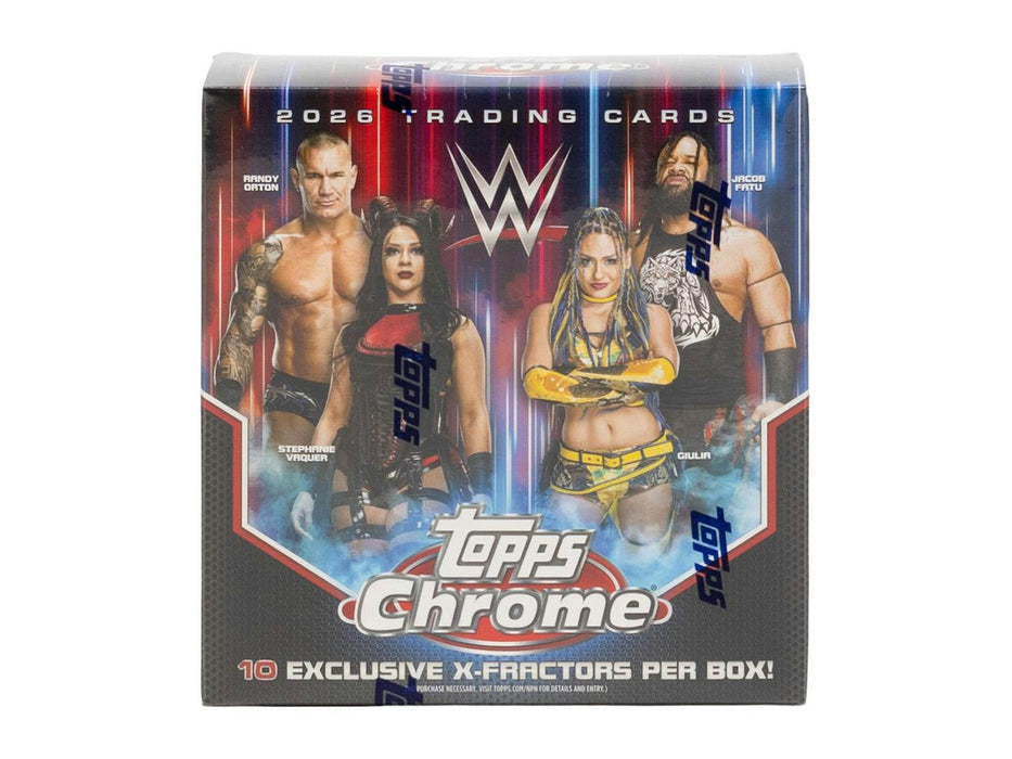 2026 Topps Chrome WWE Wrestling Value Box