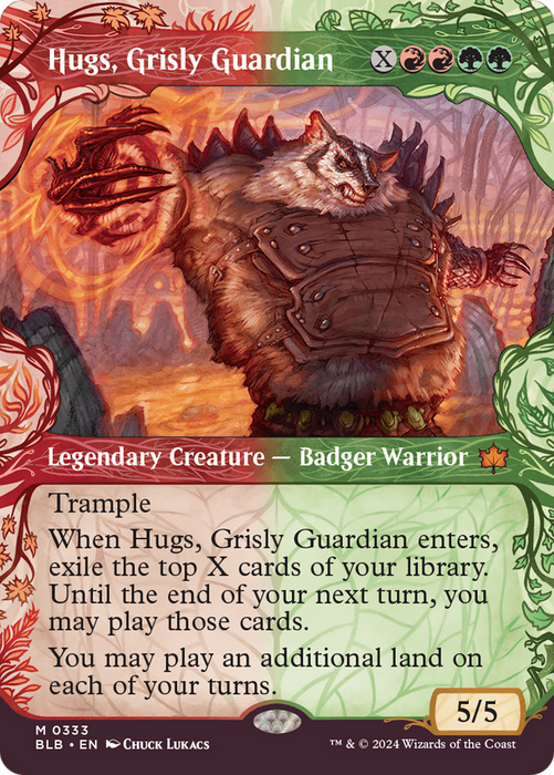 Hugs, Grisly Guardian (Showcase) [BLB-333] Foil - Bloomburrow