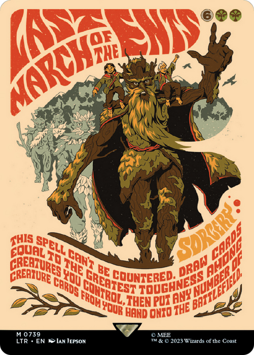 Last March of the Ents (Borderless) [LTR-739] Foil - The Lord of the Rings: Tales of Middle-earth