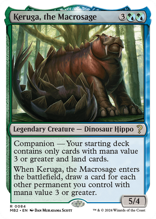 Keruga, the Macrosage (companion) [MB2-084] - Mystery Booster 2