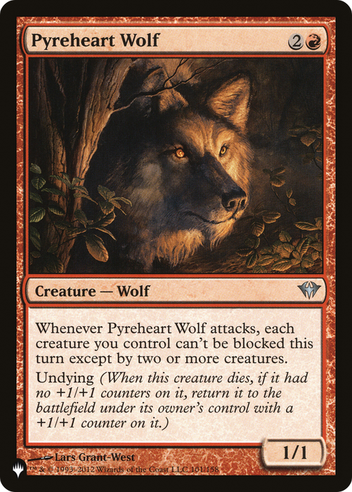 Pyreheart Wolf [PLST-DKA-101] - The List