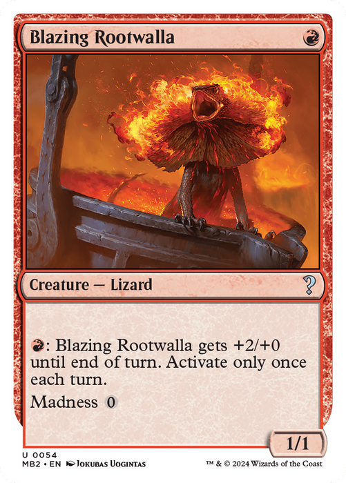 Blazing Rootwalla [MB2-054] - Mystery Booster 2