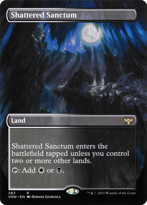 Shattered Sanctum (Borderless) [VOW-283] Foil - Innistrad: Crimson Vow