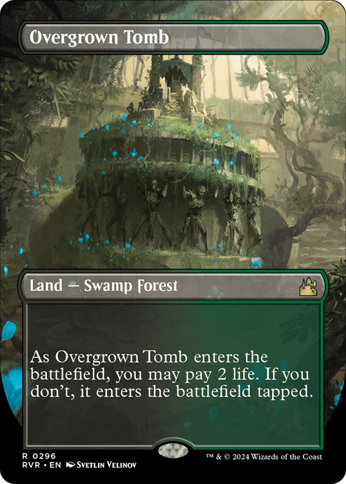 Overgrown Tomb (Borderless) [RVR-296] - Ravnica Remastered