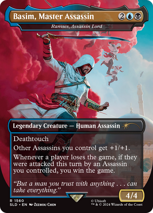 Ramses, Assassin Lord / Basim, Master Assassin (Borderless) [SLD-1560] Foil - Secret Lair Drop