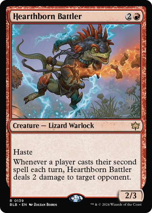 Hearthborn Battler [PBLB-139P] - Bloomburrow Promos