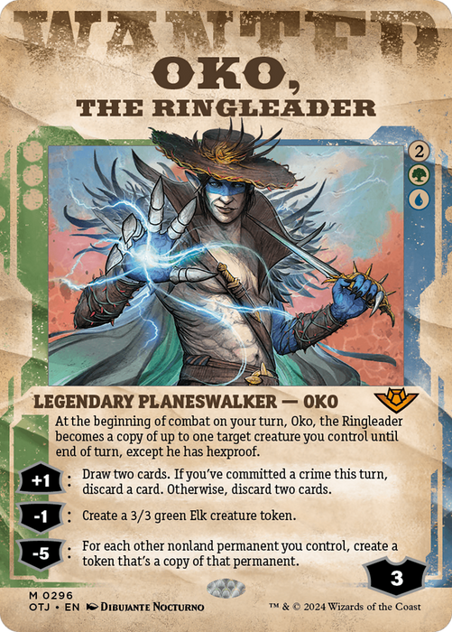 Oko, the Ringleader (Showcase) (Borderless) [OTJ-296] - Outlaws of Thunder Junction