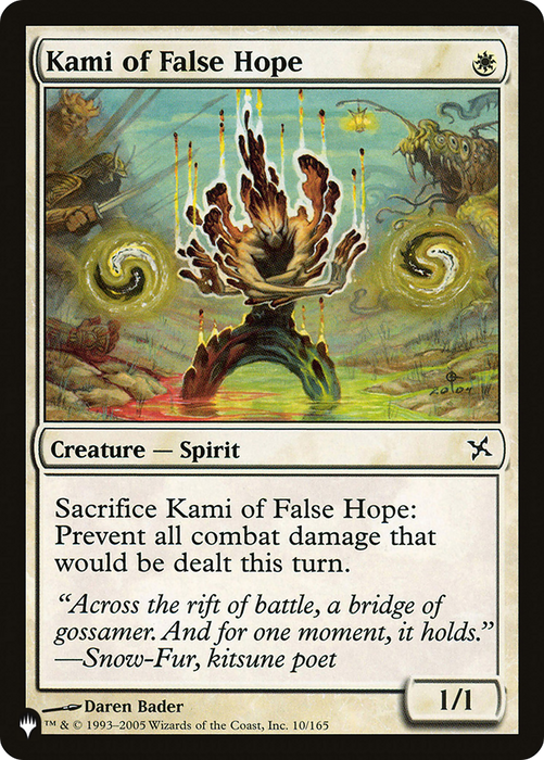 Kami of False Hope [PLST-BOK-10] - The List