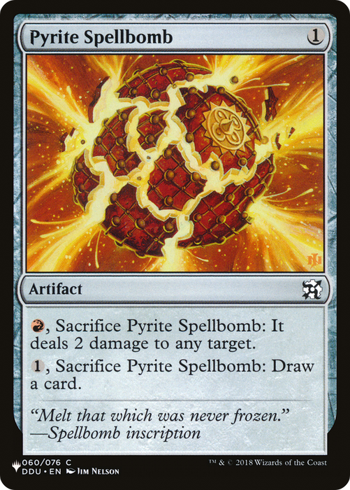 Pyrite Spellbomb [PLST-DDU-60] - The List