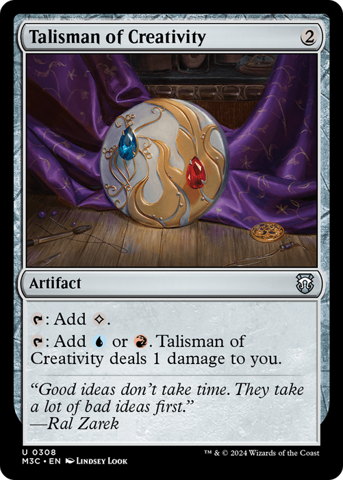 Talisman of Creativity [M3C-308] - Modern Horizons 3 Commander