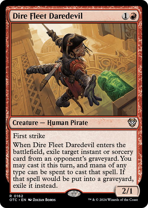 Dire Fleet Daredevil [OTC-162] - Outlaws of Thunder Junction Commander