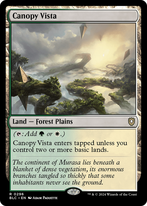 Canopy Vista [BLC-296] - Bloomburrow Commander