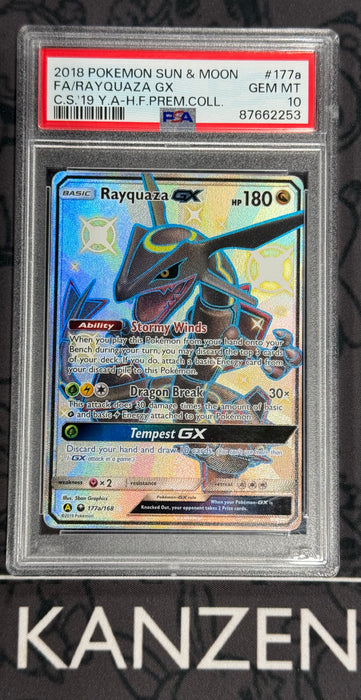 Rayquaza Gx - Sun&Moon - PSA 10 - #177a - (87662253)