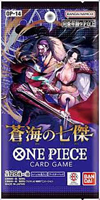 One Piece Japanese TCG OP14 The Azure Sea's Seven Booster Pack