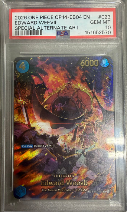 PSA 10 - Edward Weevil - OP14-EB04 - #23 - 151652570